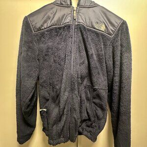 The North Face Women’s Navy Fuzzy Full Zip Hoodie Jacket Size M